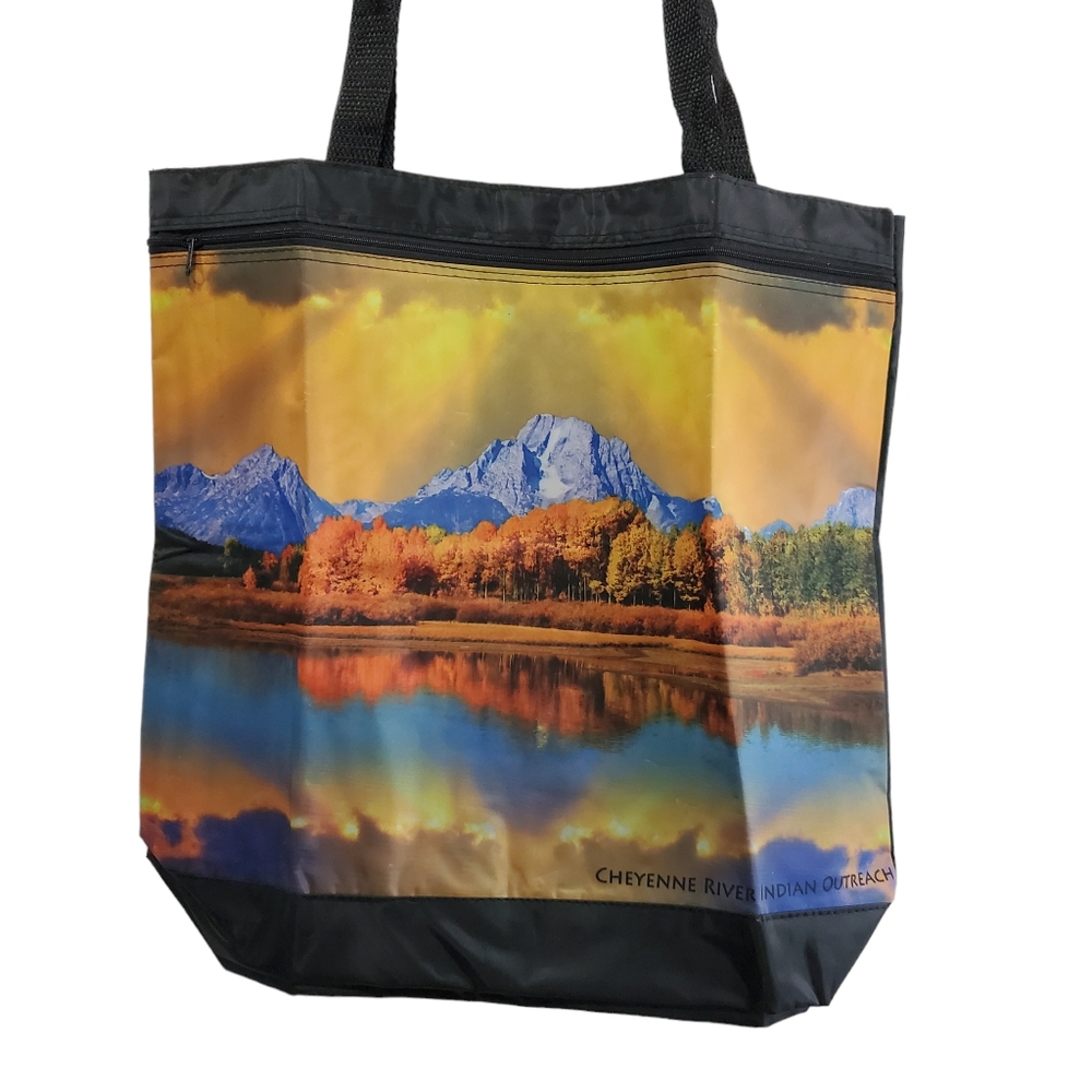 Cheyenne‎ River Indian Outreach Tote Bag With Zipper and Closure